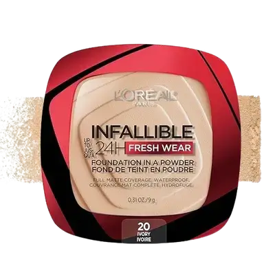 INFALLIBLE Fresh Wear 24H Foundation In A Powder 20 IVORY 9g _ L'OREAL PARIS