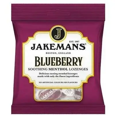 Jakemans blueberry soothing menthol lozenges