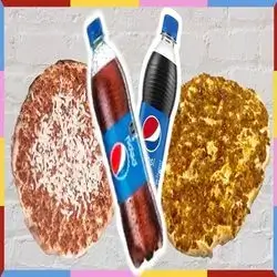 6 Lahmacun + 2 Meat with Cheese + 2 Pepsi 750 ml