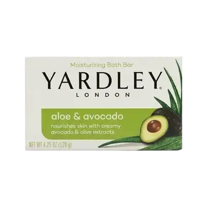 Aloe & Avocado Moisturizing Bath Bar Soap 120g _ YARDLEY LONDON