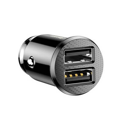 Baseus Small Rice Grain Dual-USB 3.1A Car Charger