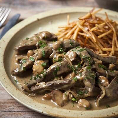 Beef Stroganoff