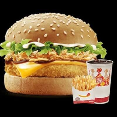 Cordon bleu burger