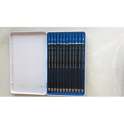 12 drawing flamingo pencils(2H-H-F-HB-B-2B-3B-4B-5B-6B-7B-8B )