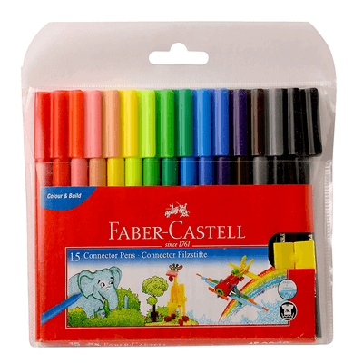 Set 15 faber-castell connector bold  (majik) pen