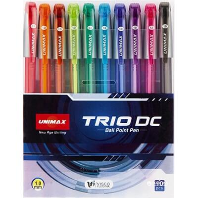 set 10 pen unimax trio