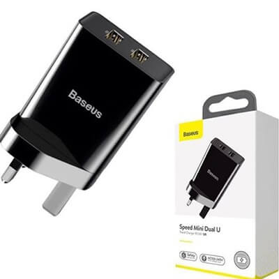 Baseus Mini Dual-U Charger UK version 2.1A