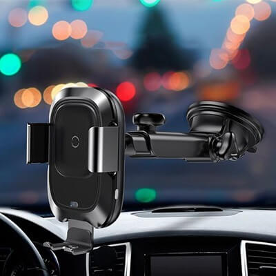 BASEUS SMART WIRELESS CHARGING CAR MOUNT HOLDER
