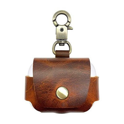 IGUARD BY PORODO LEATHER CASE for airpods