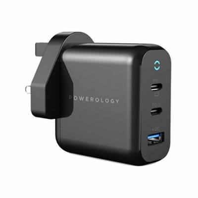 Powerology 3-Output 65W Charger with Power Delivery