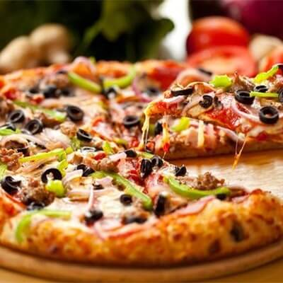 Vegetarian pizza