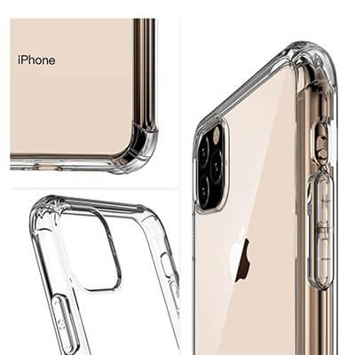 Green Shock Proof Clear Case
