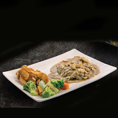Meat Steak with Mushroom