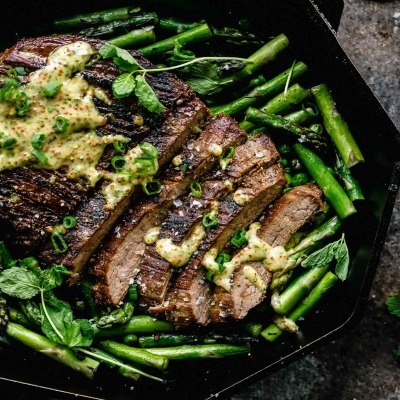 Meat Steak with Vegetables
