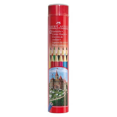 Faber-Castell 12 Colour Penci̇ls Tube