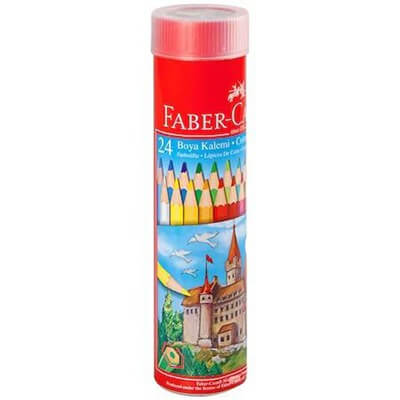 Faber Castell 24 Colour Penci̇ls Tube