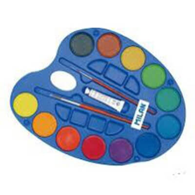 Mi̇lan 12 Water Colour Palet 44Mm