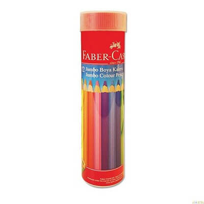 Faber Castell 12 Jumbo Colour Penci̇le Tube