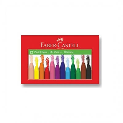 Faber Castell 12 Oi̇l Pastel Carton Box