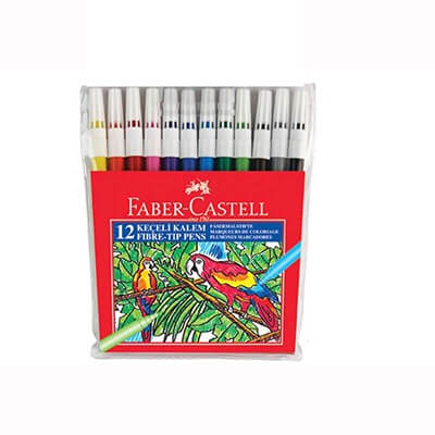 Faber Castell 12 Fi̇bre Ti̇p Pens
