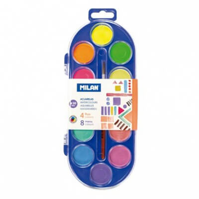 Mi̇lan 12 Water Colours 30 Mm