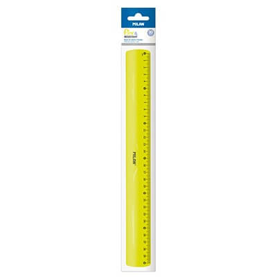 Mi̇lan Ruler Yellow 30Cm