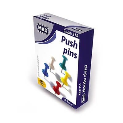 Mas Push Pi̇ns 315 18 Pcs