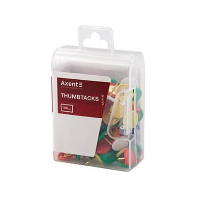 Axent Thimbtacks 100Pce 4214-A