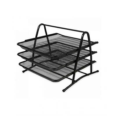 Globox 3-Ti̇er Document Tray Black