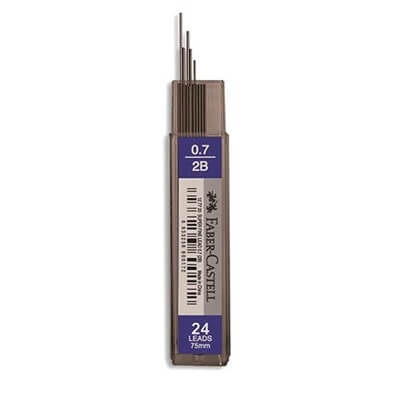 Faber Castell 24 Fi̇ne Leads 0.7Mm 2B
