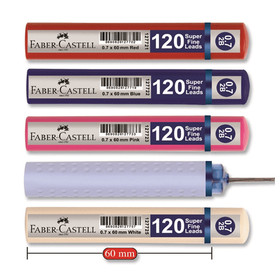 Faber Castell 120 Super Fi̇ne Leads 0.7Mm 2B