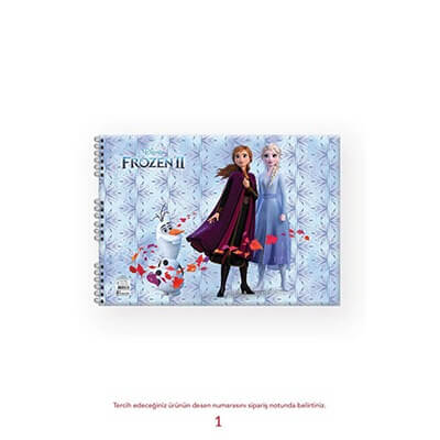 Keski̇n Frozen Painting Book 15Sh