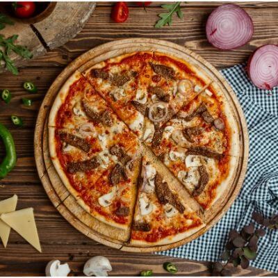 Meat Shawarma Pizza