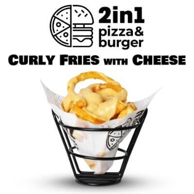 Curly Fries with Cheese