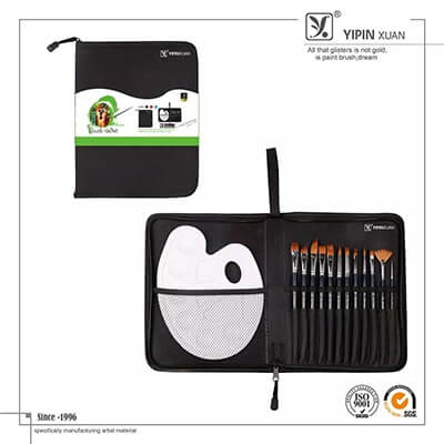 set 12 brush with palette