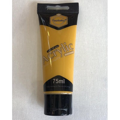 Acrylic paint 370 yellow ochre 75ml
