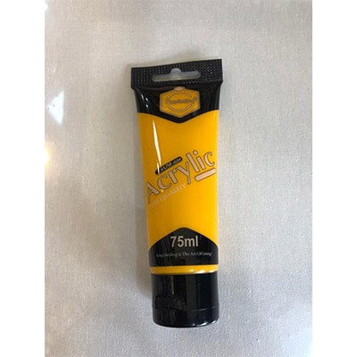 Acrylic paint 340 yellow mid 75ml
