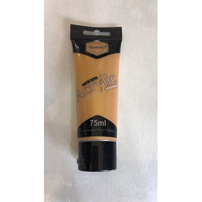 Acrylic paint golden mitalic 75ml