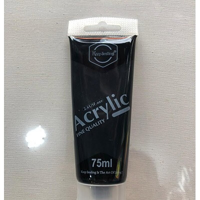 Acrylic paint 870 black 75ml