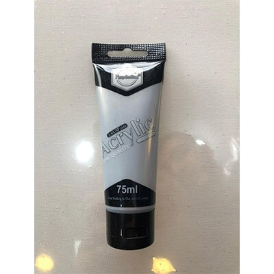 Acrylic paint gray mitalic 75ml x1
