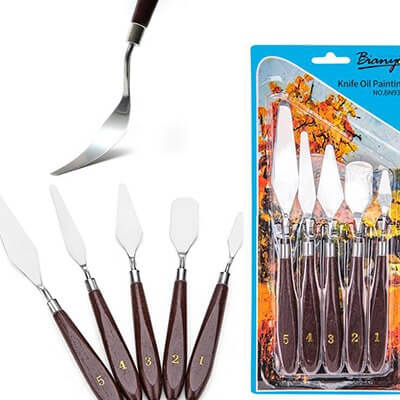 knife oil painting 5 psc