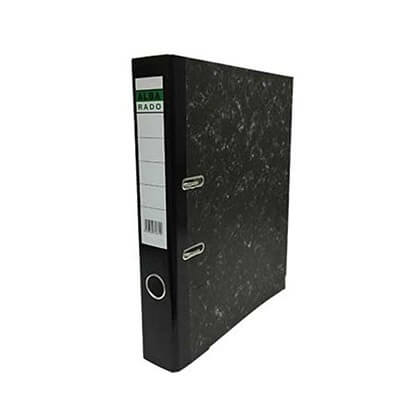 alba rado box file black small size