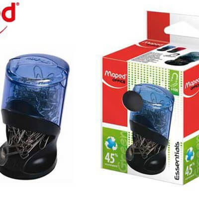 maped magnrtic paper clips&pin holder x1