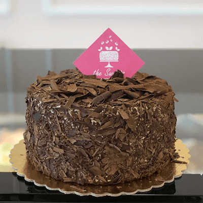 Cake with grated chocolate for 6 person