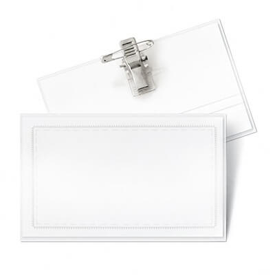 MAS 3518 ID CARD HOLDER WITH PIN AND CLIPS