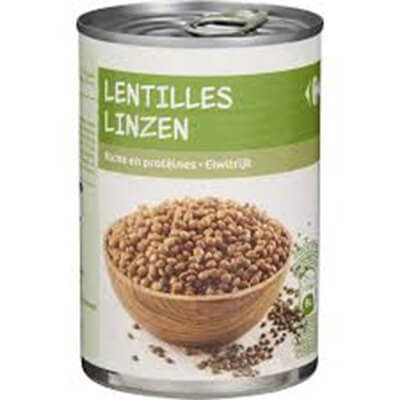 Carrefour Lentils Can 265g