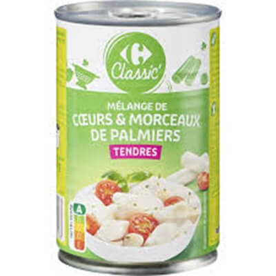 Carrefour Palm Hearts Can 400g
