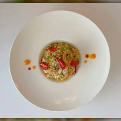 Vegetarian Risotto (Vegan available)