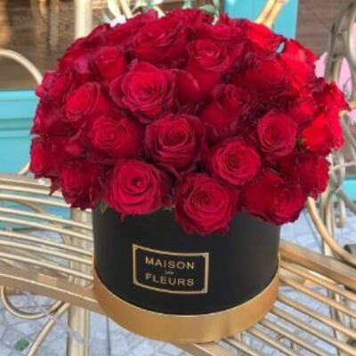 Red Rose boxed Flower