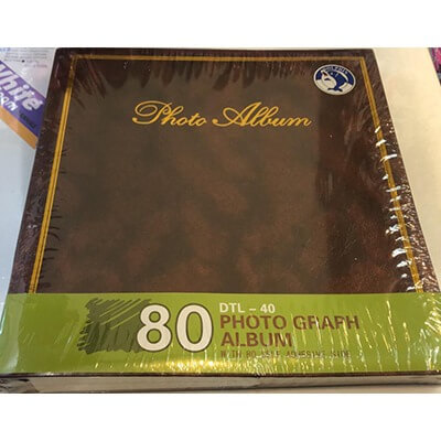 photograph album 80 self adhesive side sticker